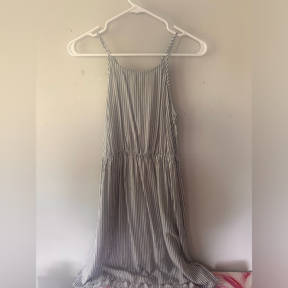 Old Navy black-and-white striped casual dress